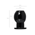 Анальная втулка TOYFA Basic S, TPE, чёрная, 6 см