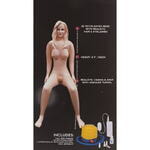 Кукла надувная с вибрацией, 2 любовных отверстия Hot Lucy Lifesize Love Doll