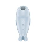 Вакуумный стимулятор клитора Satisfyer Seal You Soon, силикон, голубой