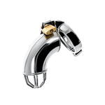Пояс верности мужской TOYFA Metal, серебряный