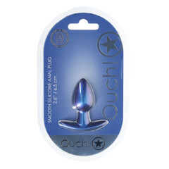 Анальная пробка из силикона S- Metallic Blu