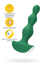 Анальная виброелочка Satisfyer Lolli Plug 2, силикон, зеленый, 11 см